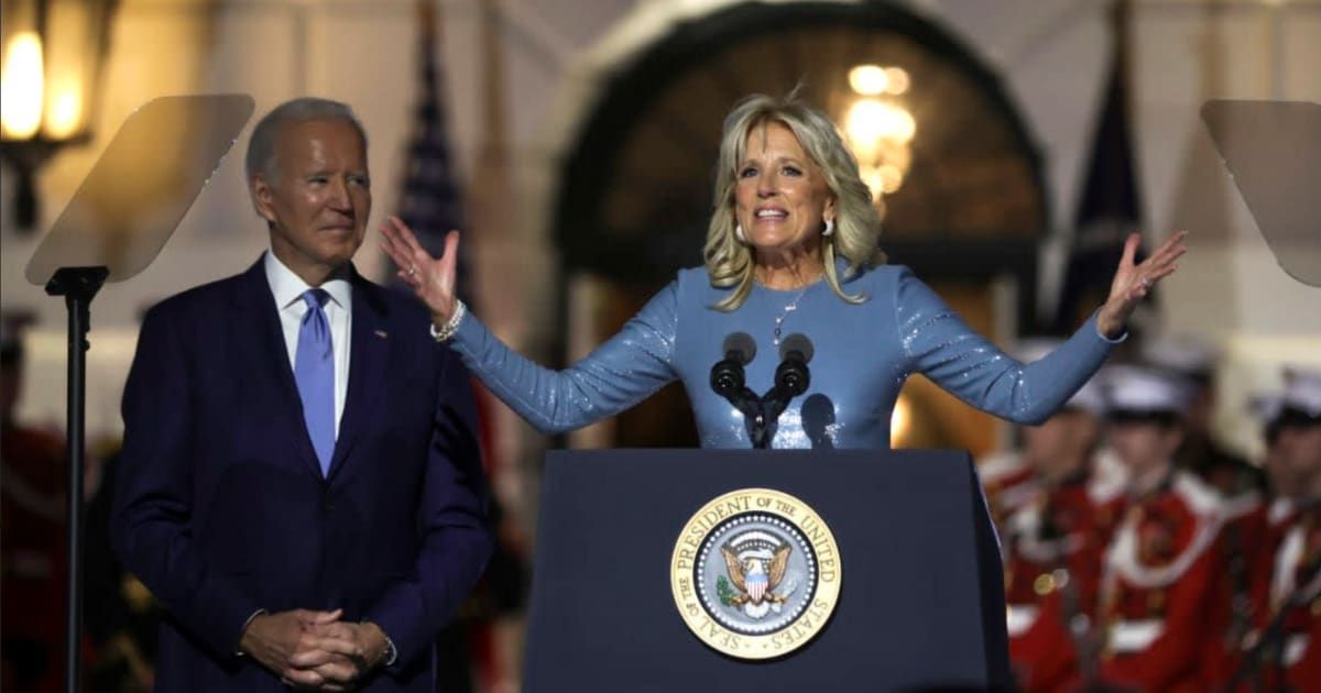 Pictured (L-R): Joe Biden, Jill Biden (Photo by Alex Wong/Getty Images)