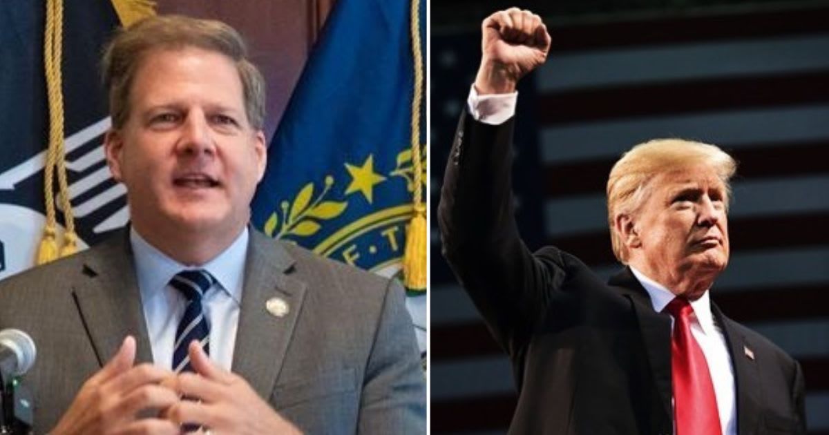 New Hampshire Governor Chris Sununu expressed his unabashed support for Donald Trump (@chrissununu/Instagram, @realdonaldtrump/Instagram)