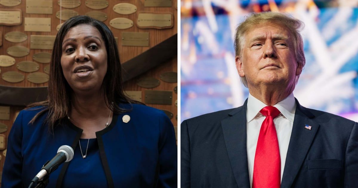 New York Attorney General Letitia James said the civil fraud trial against Donald Trump was about 'facts and the law' (Getty Images)