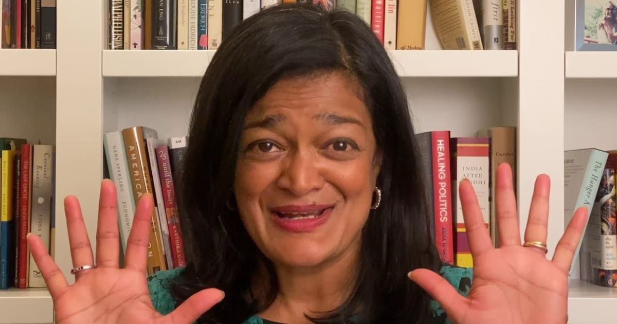 Rep Pramila Jayapal (D-Wash) expressed 'serious concerns' regarding the Biden administration's border policies (YouTube/Asian Americans Against Trump)