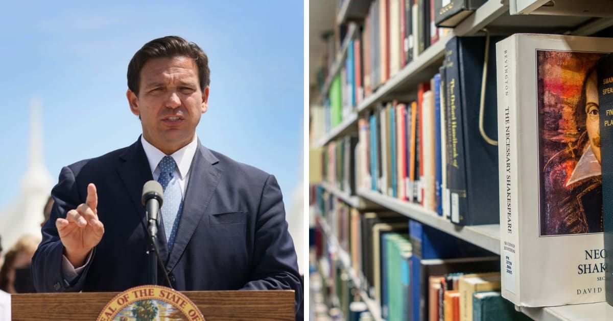 Signed into law by Ron DeSantis, the legislation restricts classroom instruction and access to materials related to gender identity and sexual topics in Kindergarten through 12th grade (Getty Images)