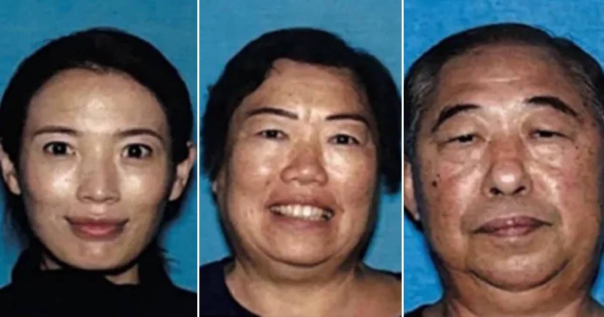 (L-R) Mei Haskell and her parents are said to be killed by Hollywood executive's son (Los Angeles Police Department)