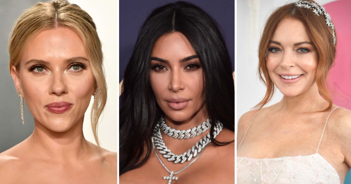 Scarlett Johansson, Kim Kardashian and Lindsay Lohan are among the celebrities who failed to break into the music industry (Getty Images)