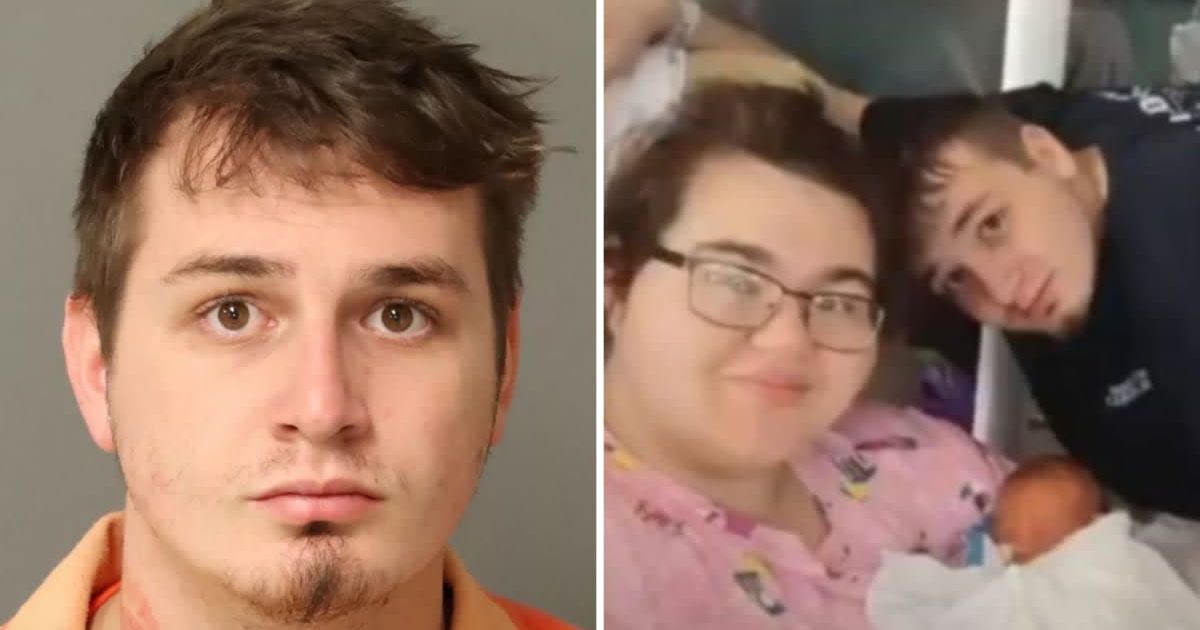 Noah Bliss allegedly shook newborn son to death while mom visited his twin sister in NICU (Wake County Sheriff's Office/(YouTube/WRAL)