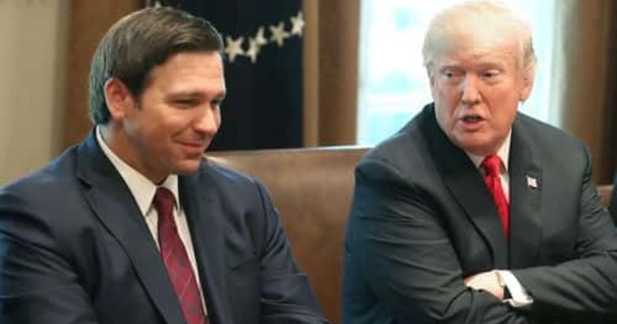 Florida Governor Ron DeSantis lamented that media networks have set their bets on Donald Trump securing the GOP presidential nomination (Getty Images)