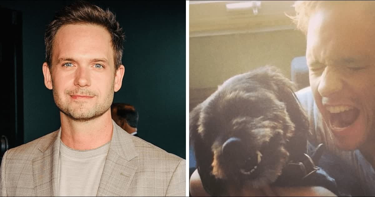 Patrick J Adams pays emotional tribute to his 17-year-old pet dog Charlie (patrickjadams/Instagram)