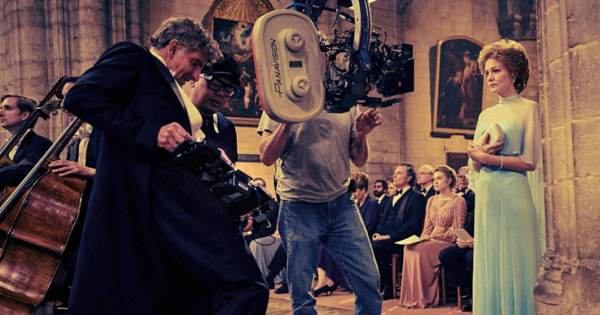 Bradley Cooper taking a shot during the making of 'Maestro' (IMDb)