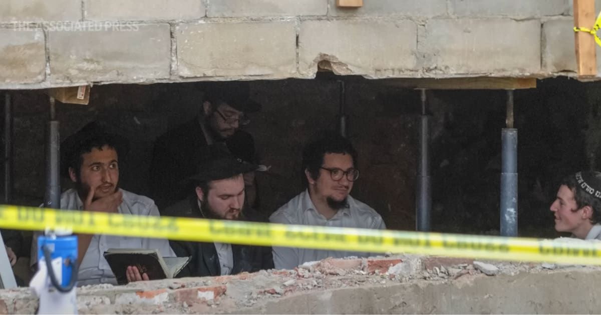 Turmoil erupted at a Brooklyn synagogue after a secret tunnel, allegedly built without permission, was discovered (AP News/YouTube)