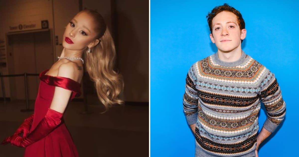 A recent article by Page Six reporting on Ariana Grande's relationship with Ethan Slater has sparked outrage (arianagrande, ethanslater/Instagram)