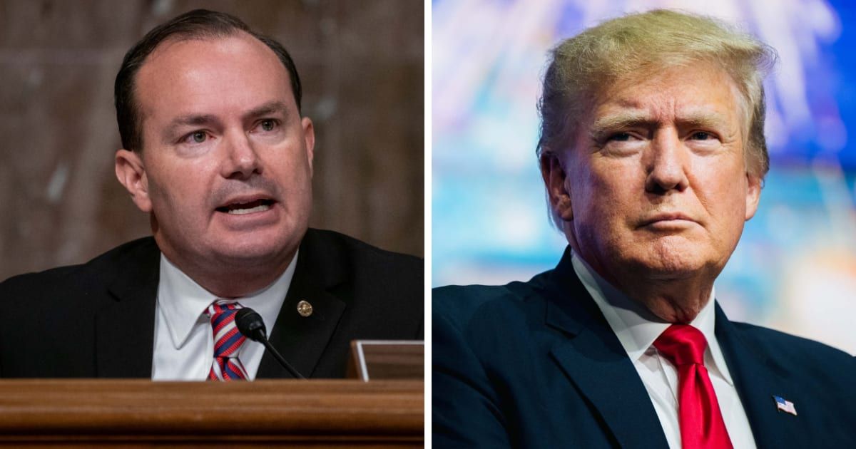 Sen Mike Lee in 2016 slammed Donald Trump for his offensive language against women (Getty Images)