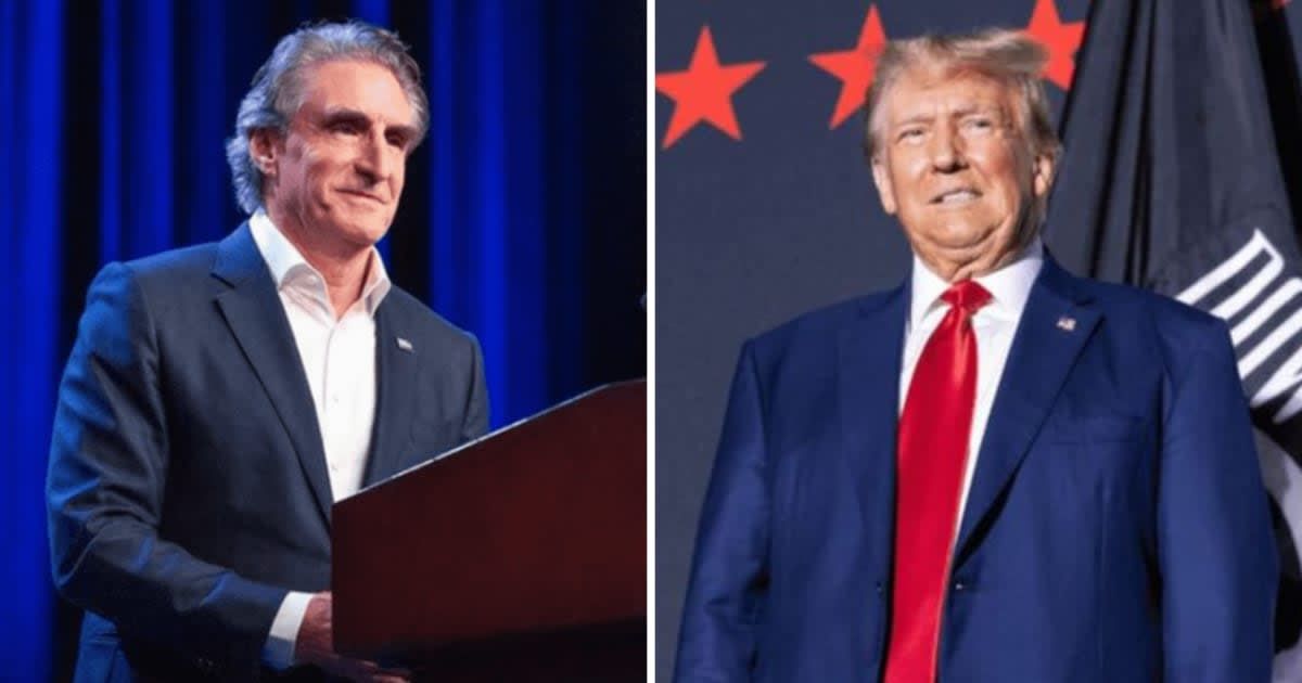 North Dakota Gov Doug Burgum throws his weight behind former President Donald Trump (Instagram@dougburgum, Getty Images)