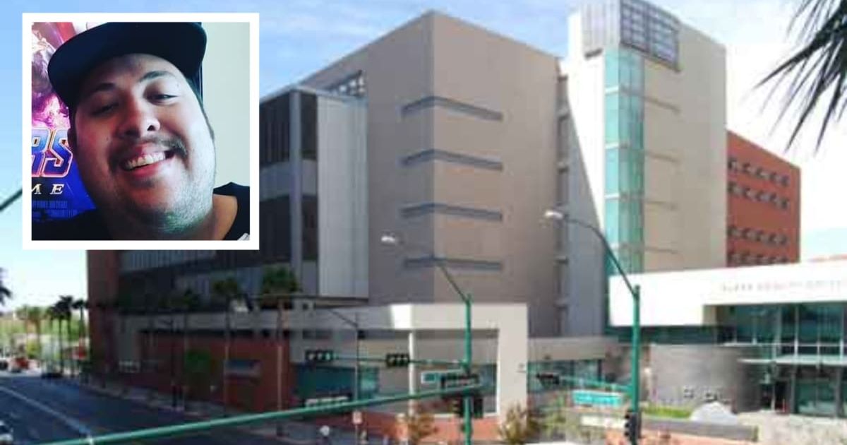 A lawsuit claims Fernando Martinez Jr lost 64 pounds over 73 days before he died while incarcerated at the Clark County Detention Center (FB/Clark County)