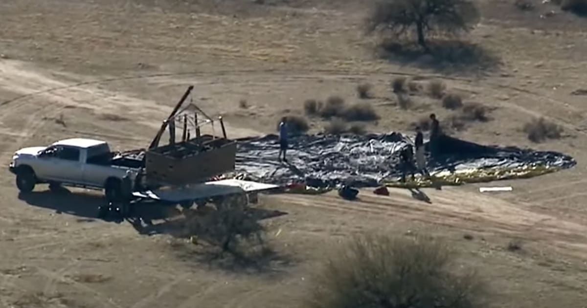 Federal investigators are still trying to determine what caused the hot air balloon to plummet (WQAD News/YouTube)