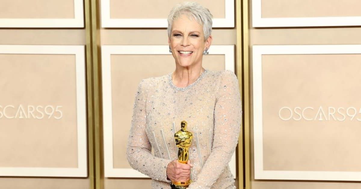Jamie Lee Curtis won the Best Actress in a Supporting Role award for 'Everything Everywhere All at Once' (Arturo Holmes/Getty Images )