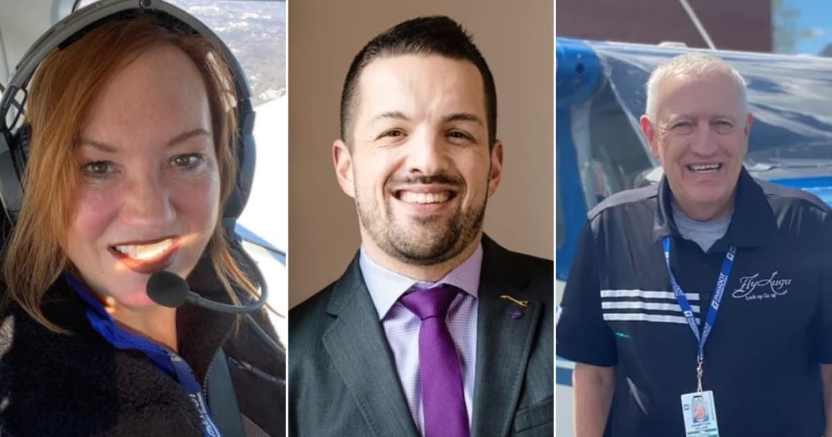 Fredrika Ballard, 53, of Southwick, who owned the Fly Lugu Flight School. Instructor William Hampton, 68, of Indian Orchard, and student pilot Chad Davidson, 29, of Woodstock, Connecticut died in a plane crash (Facebook)