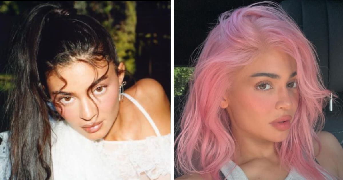 Kylie Jenner has gone pink with her hair (Instagram/ @kyliejenner)