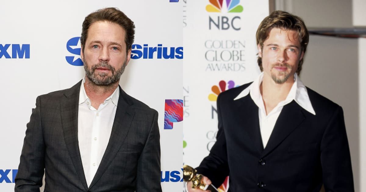 Jason Priestley opened up about the experience of being Brad Pitt's roommate (Jason Mendez, Ke Mazur/WireImage)