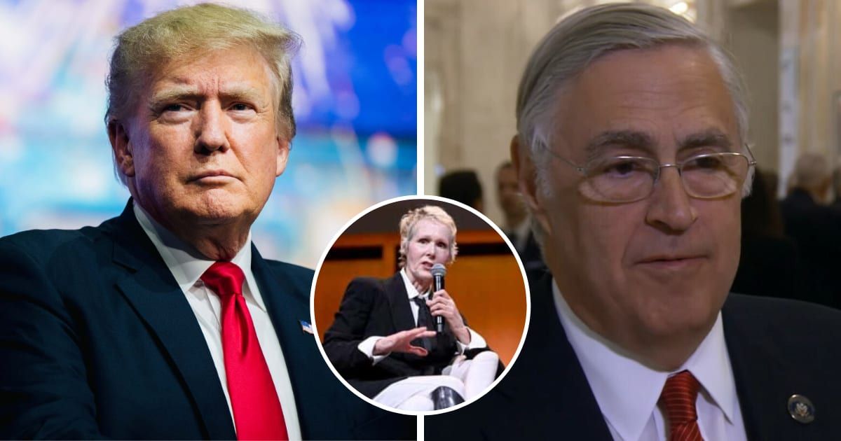 Donald Trump made loud remarks in court, angering Judge Lewis Kaplan during E Jean Carroll's defamation trial hearing  (Getty Images, United States Courts/ YouTube)