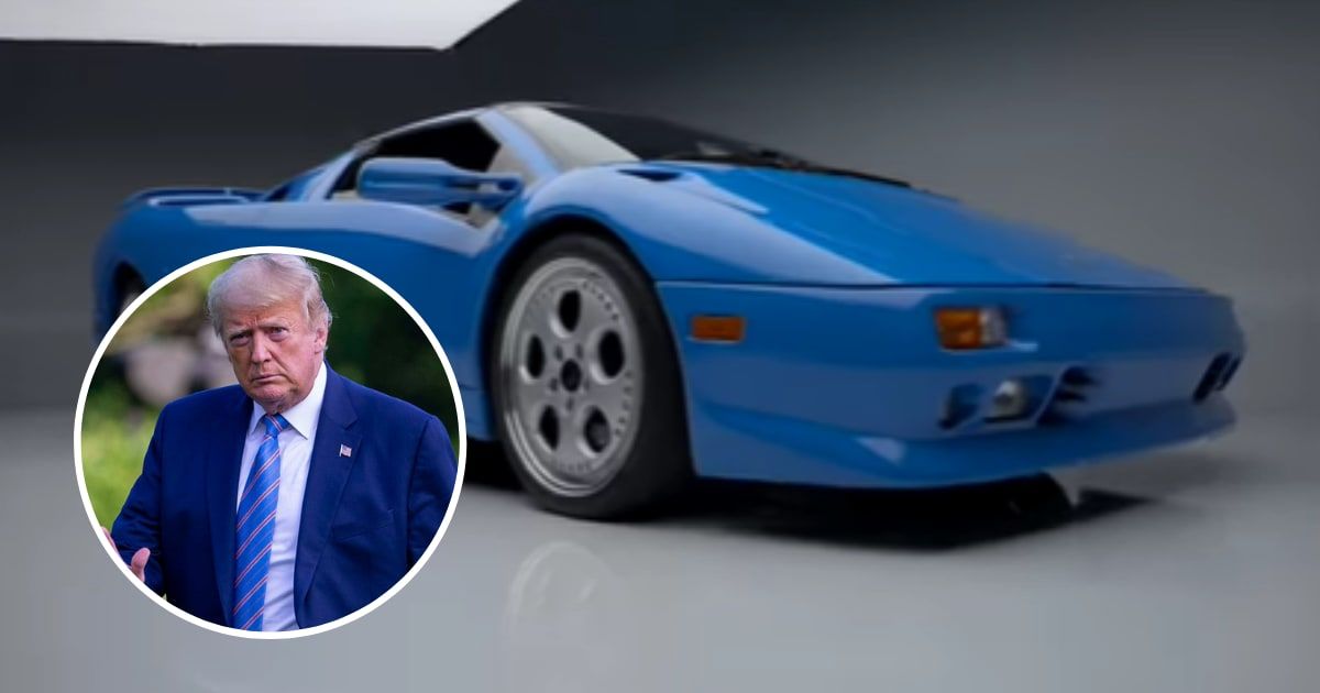 Donald Trump's iconic 1997 Lamborghini Diablo set to bring in record price as it heads for auction