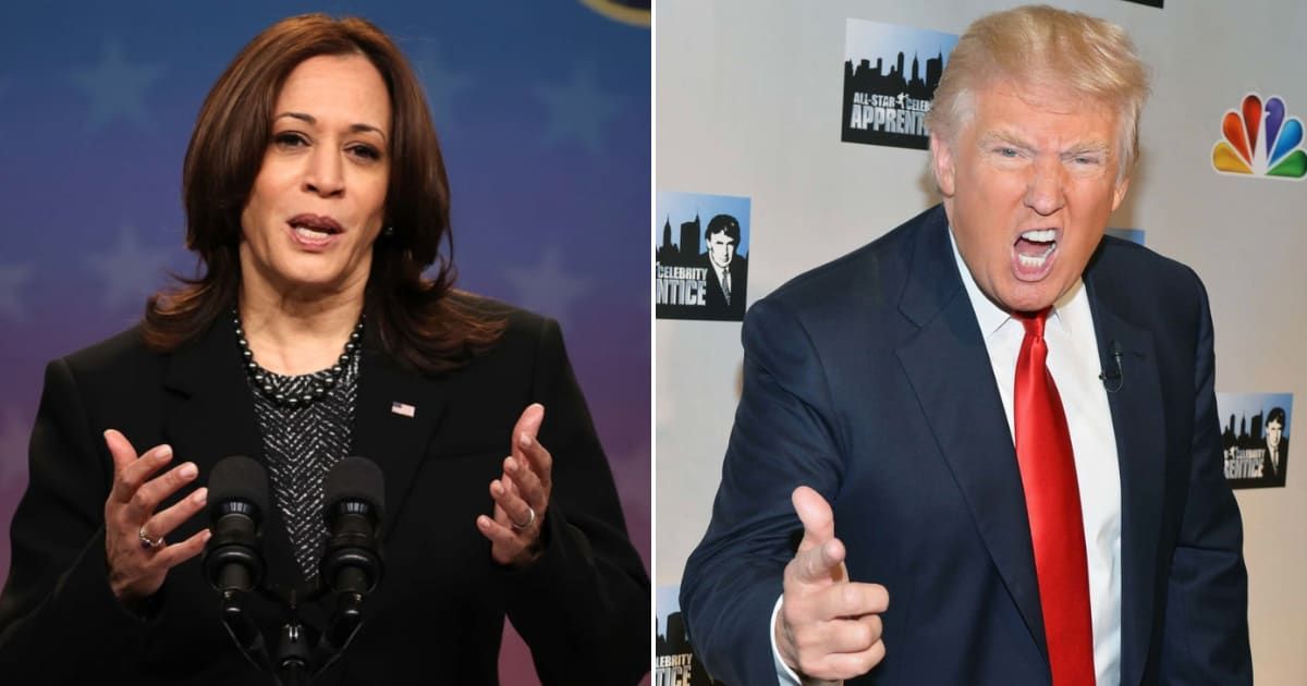 Vice President Kamala Harris is 'scared' of the possibility of Donald Trump being reelected (Getty Images)
