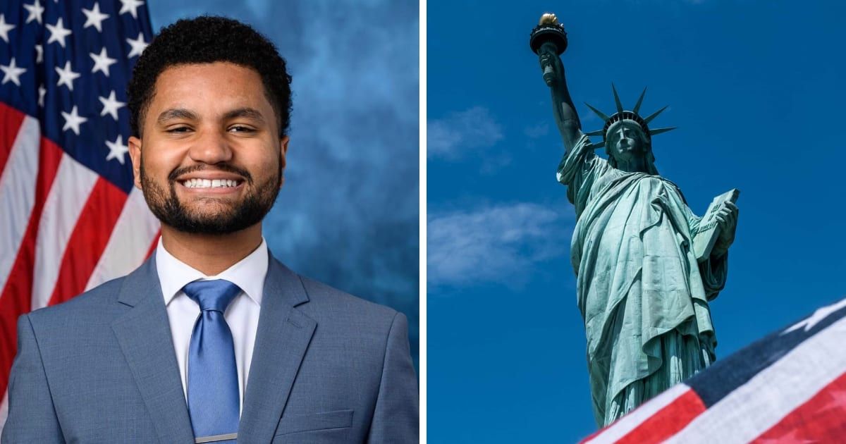 'Worst attempt at gaslighting': Maxwell Frost mocked for proposing Statue of Liberty's removal in protest of GOP immigration bill