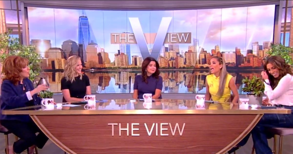 Joy Behar, Sara Haines, Ana Navarro, Sunny Hostin, and Alyssa Farah Griffin on the January 18, 2024 episode of 'The View' (Screengrab/@The View/X)