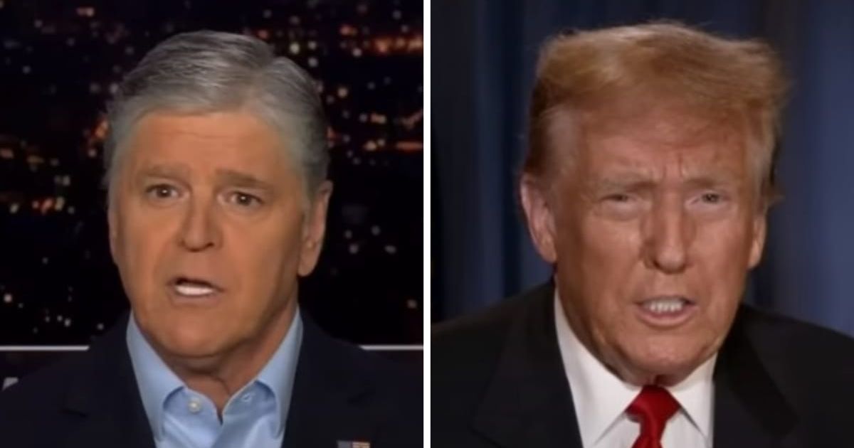 Donald Trump joins Fox News host Sean Hannity days before the New Hampshire primary (@foxnews/YouTube)