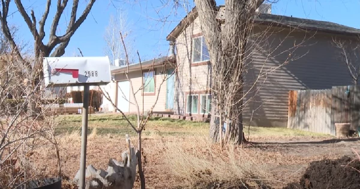 Human remains were found in a freezer present in the front yard of a Colorado house (9News/YouTube)