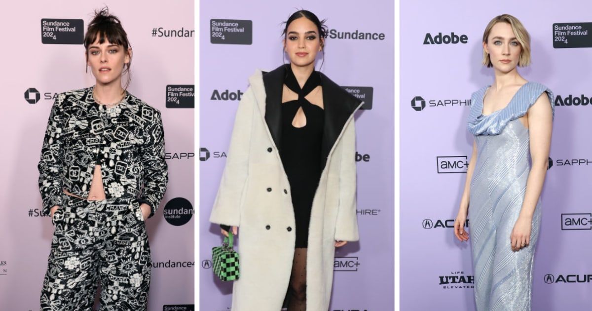 Kristen Stewart, Melissa Barrera, and Saoirse Ronan were present at the Sundance Film Festival 2024 (Matt Winkelmeyer, Dia Dipasupil and Matt Winkelmeyer/Getty Images)