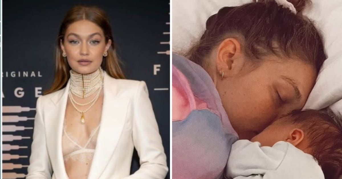 Gigi Hadid with her daughter Khai (@gigihadid/Instagram)