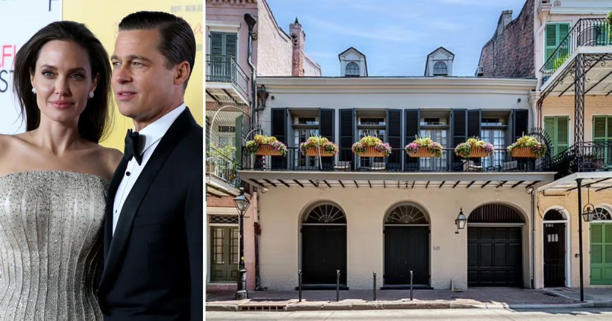 Angelina Jolie and Brad Pitt's New Orleans house was sold for $2.8 million amid their divorce battle (Getty Images, Interluxe Auctions)