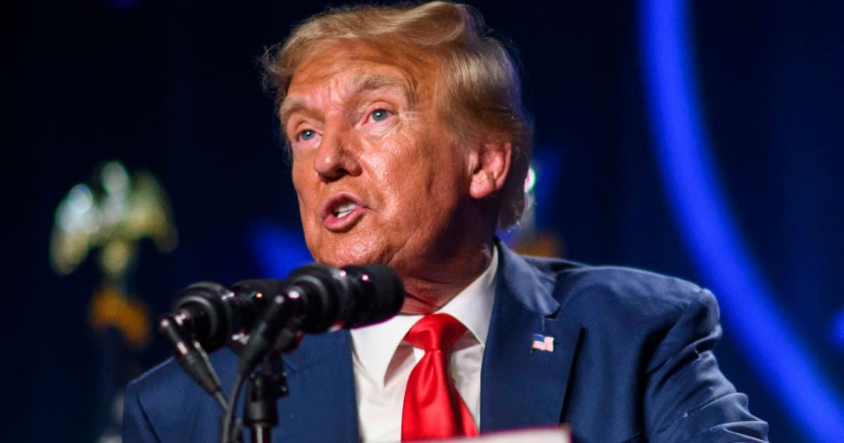 Donald Trump renewed his call for absolute presidential immunity at a New Hampshire rally (Melissa Sue Gerrits/Getty Images)