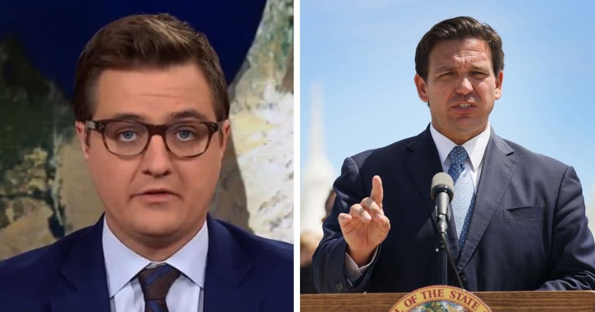 'Absolute dumbest take ever': Chris Hayes slammed after he claims Ron DeSantis is too short to be POTUS