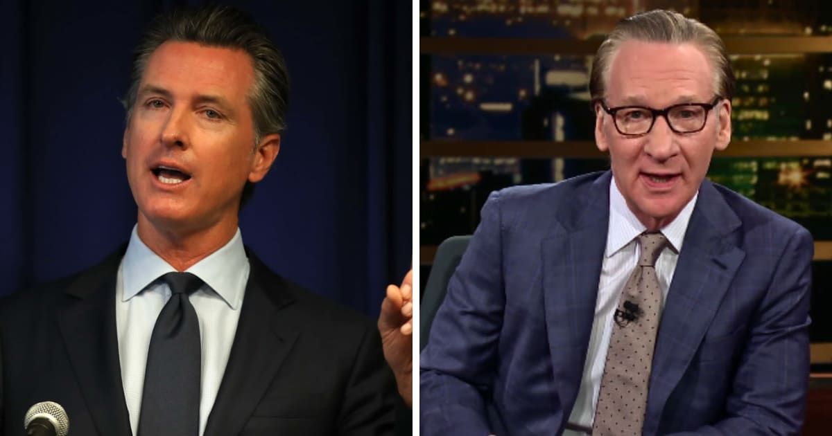 Governor Gavin Newsom explained on 'Real Time with Bill Maher' his behind-the-scene role in resolving the WGA and SAG-AFTRA strikes (Getty Images)