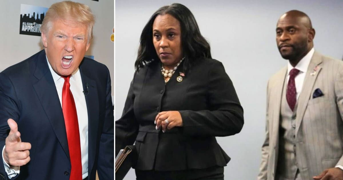 Fulton County District Attorney Fani Willis hired Nathan Wade as special prosecutor in the criminal racketeering case against Donald Trump (Getty Images, YouTube/ABC News)