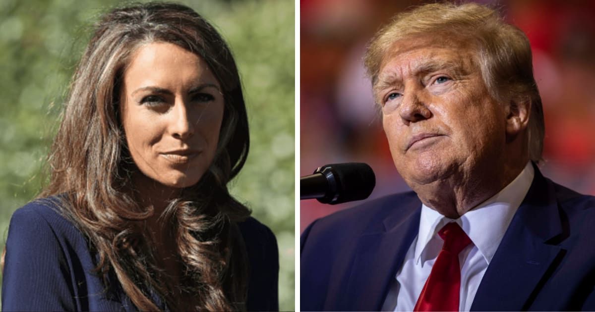 Ex-White House aide Alyssa Farah Griffin labeled Donald Trump an 'existential threat to democracy' (Chip Somodevilla/Getty Images, Getty Images)