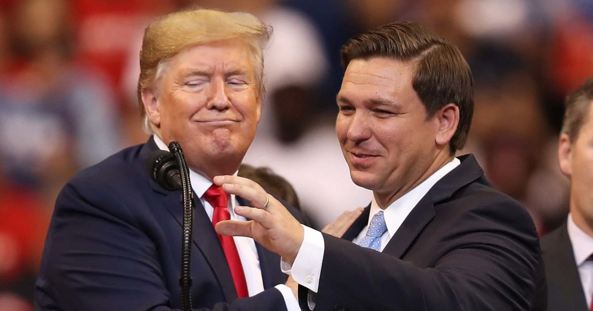 Ron DeSantis has announced his endorsement of Donald Trump as the GOP presidential candidate for 2024 (Getty Images)