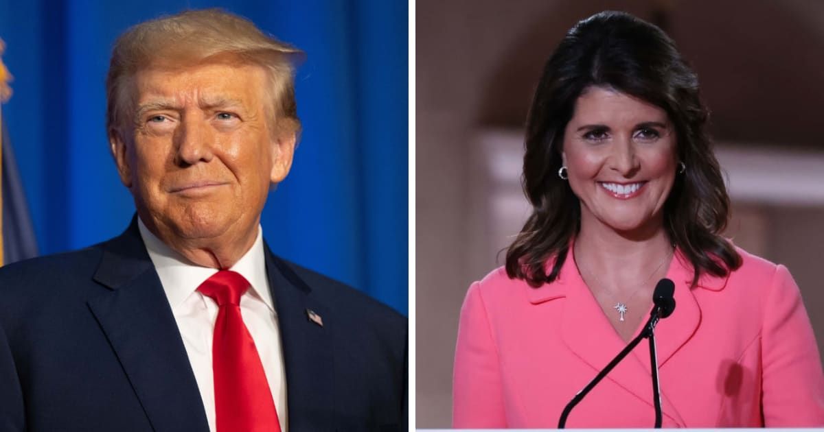 Donald Trump ridiculed Nikki Haley's birth name (Getty Images)