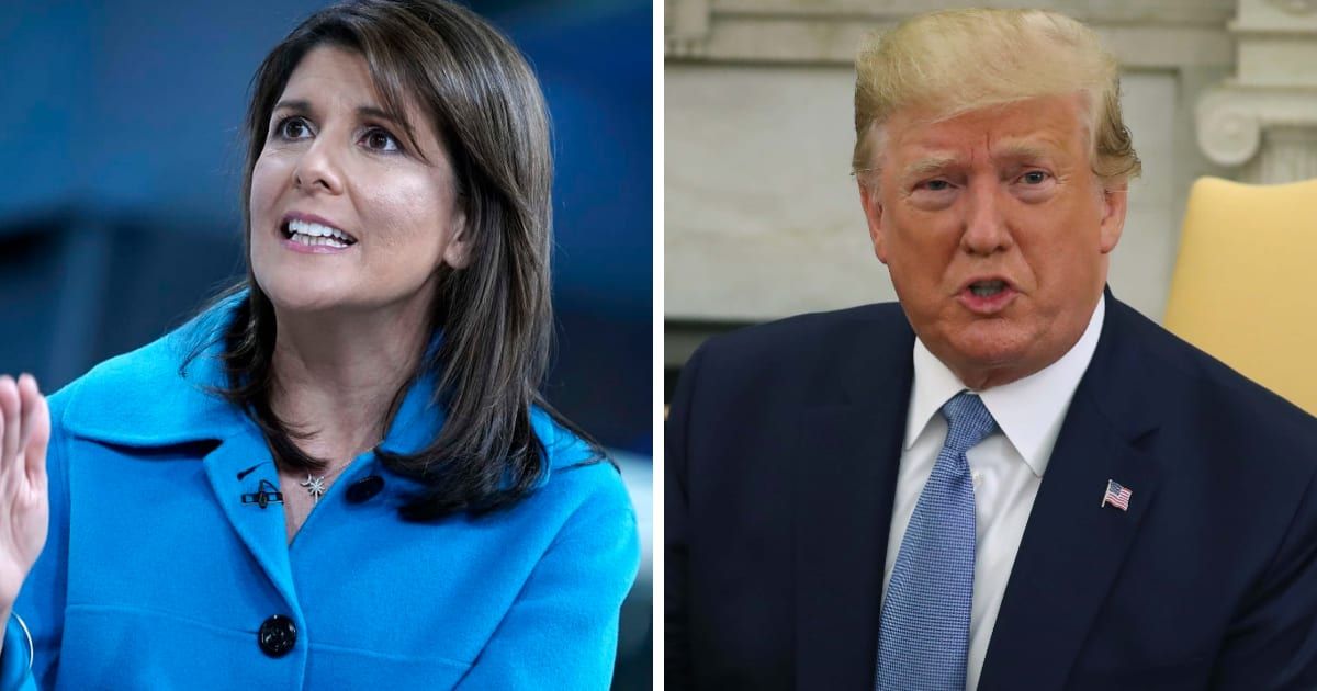Nikki Haley feels confident to face Donald Trump one-on-one in the presidential race (Getty Images)