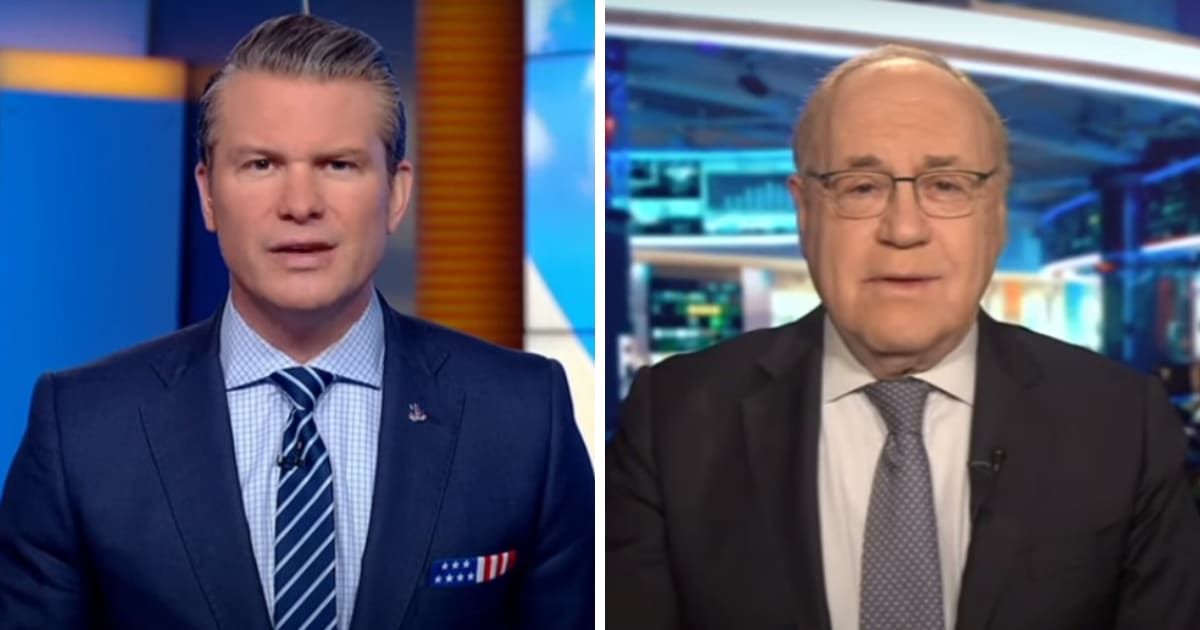 Pete Hegseth with Dr Marc Siegel on the January 21, 2024 episode of 'Fox & Friends' (Screengrab/Fox News)