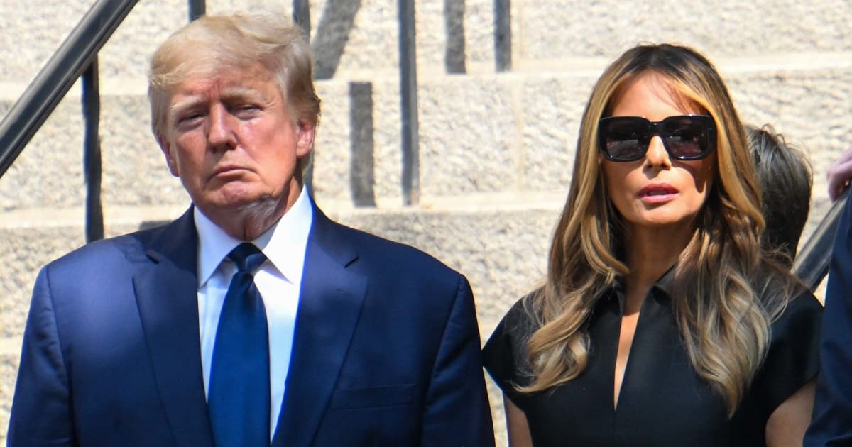 Donald Trump persuaded Melania Trump to stay for his presidential campaign as per sources (Getty Images)