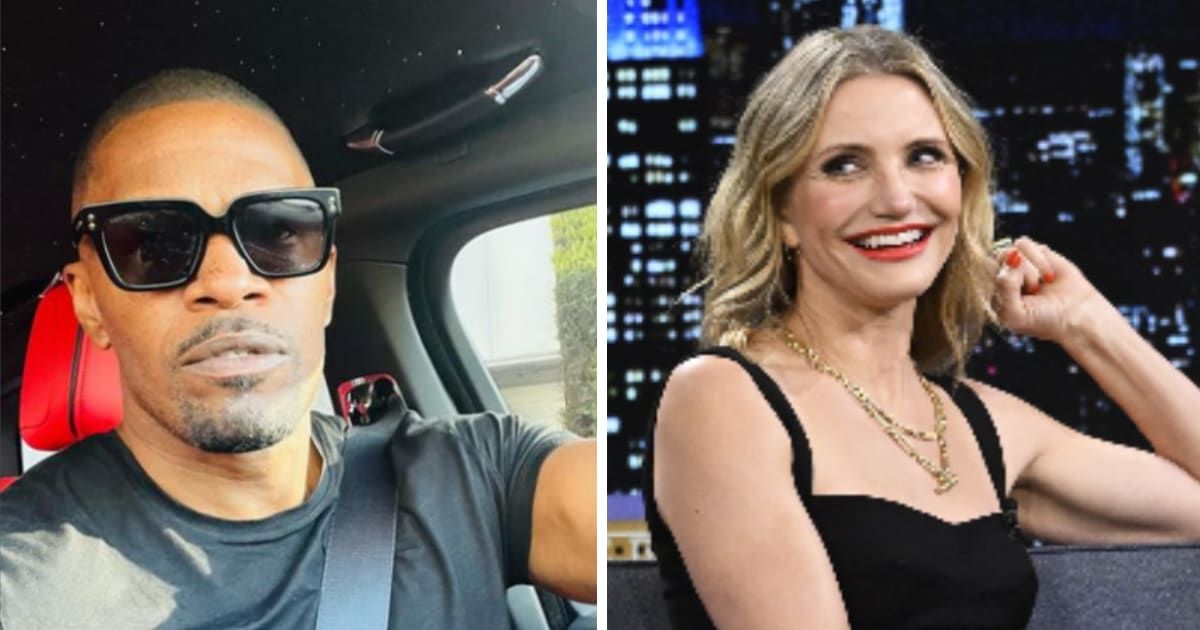 Jamie Foxx and Cameron Diaz are working together on 'Back In Action' (Instagram/@iamjamiefoxx and @camerondiaz)