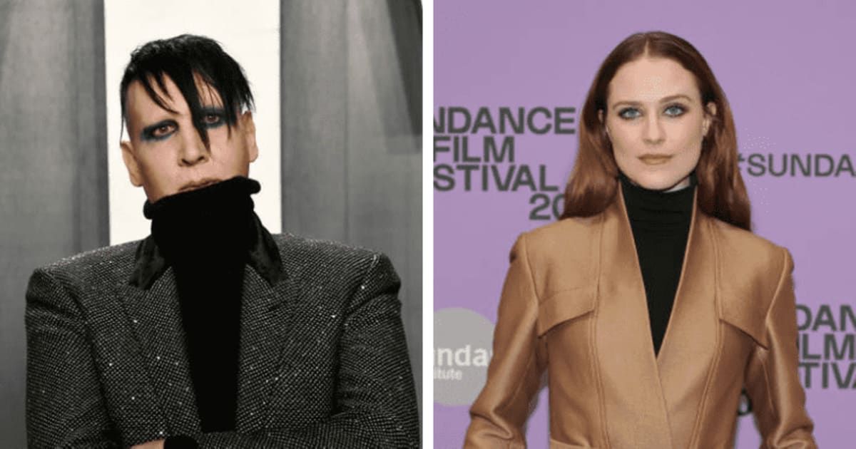 Marilyn Manson previously filed a defamation lawsuit against his ex-fiancee Evan Rachel Wood (Frazer Harrison, Neilson Barnard/Getty Images)
