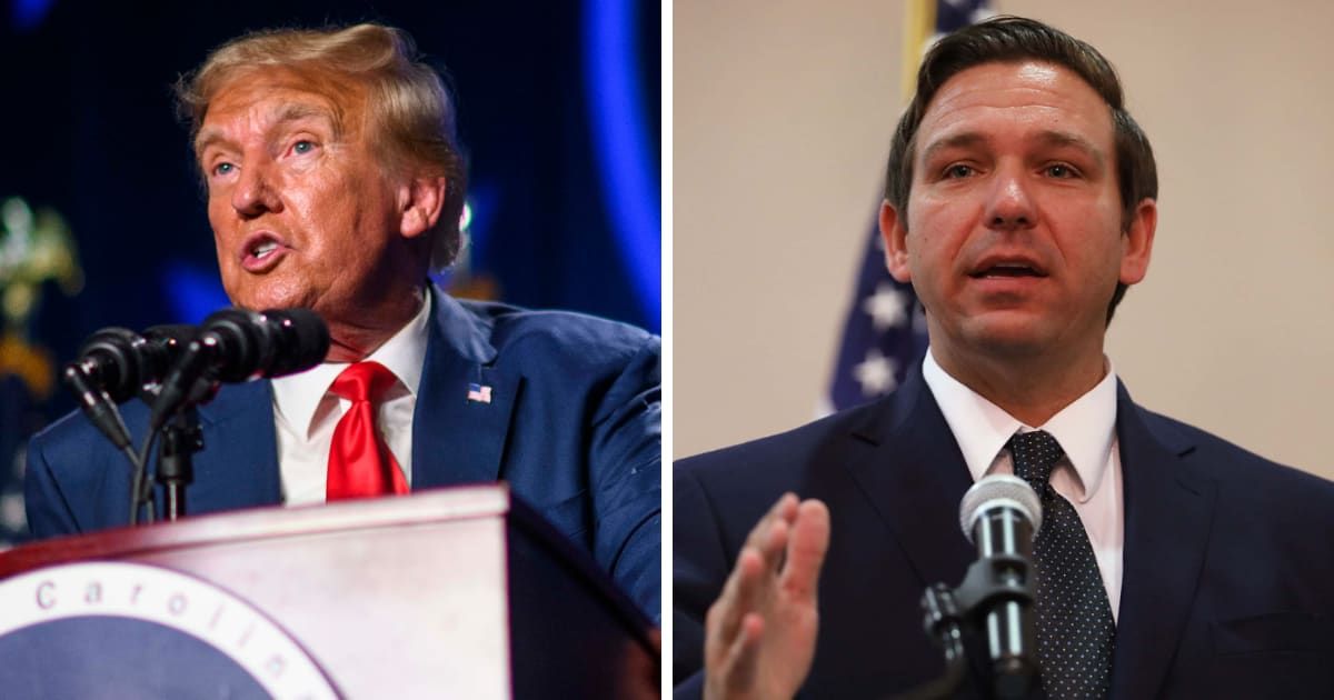 Donald Trump revealed Ron DeSantis is 'highly unlikely' to be a part of his potential second administration (Melissa Sue Gerrits/Getty Images, Getty Images)