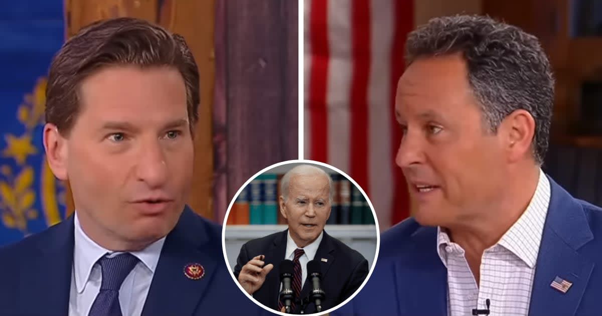 Dean Phillips tells Brian Kilmeade what he would do differently from incumbent president Joe Biden on the January 22, 2024 episode of 'Fox & Friends' (Screengrab/Fox News)