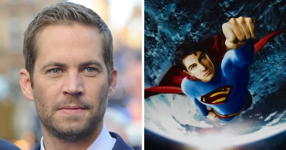 Paul Walker was offered 'Superman' in 2003 (Getty Images and Warner Bros. Pictures)