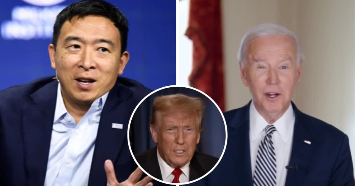 Internet divided as Andrew Yang tells Jesse Watters Americans wants to move on from Biden and Trump