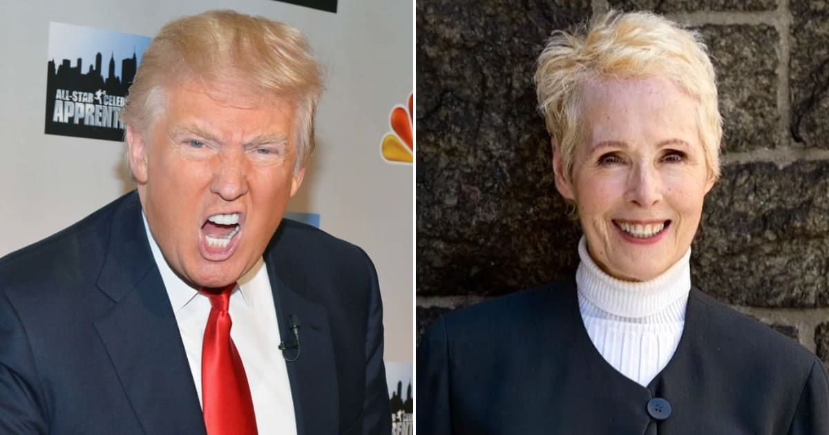 Former President Donald Trump attacked writer E Jean Carroll in a barrage of social media posts on Monday, January 22 (Getty Images, YouTube/The View)