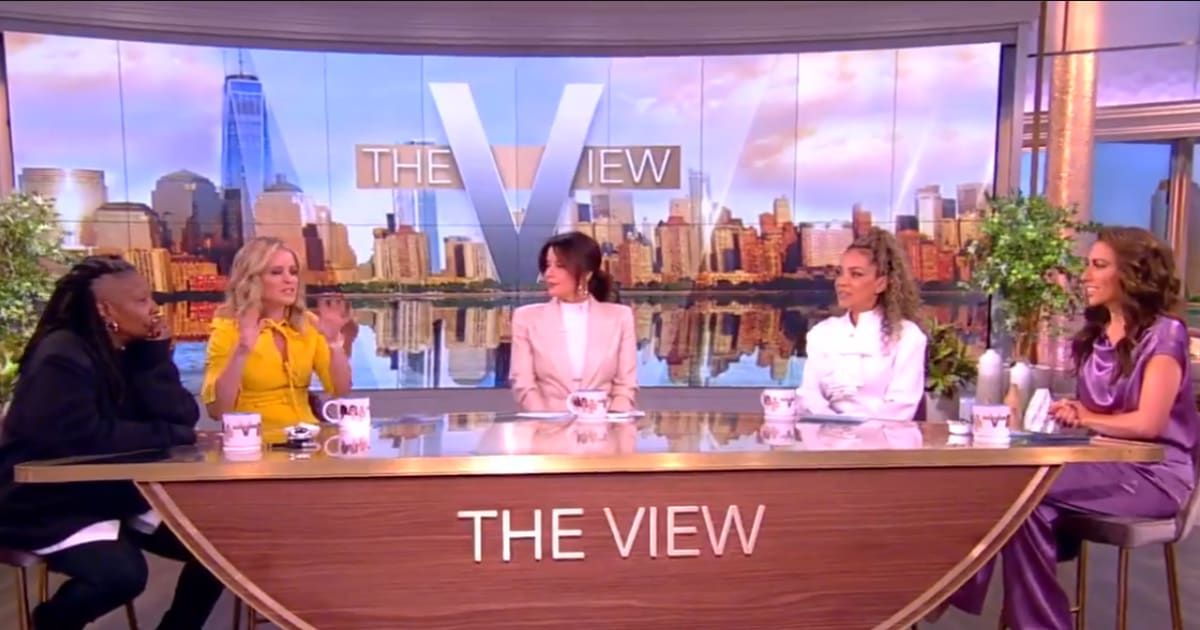 Whoopi Goldberg, Sara Haines, Ana Navarro, Sunny Hostin, and Alyssa Farah Griffin on the January 22, 2024 episode of 'The View' (Screengrab/@TheView/X)