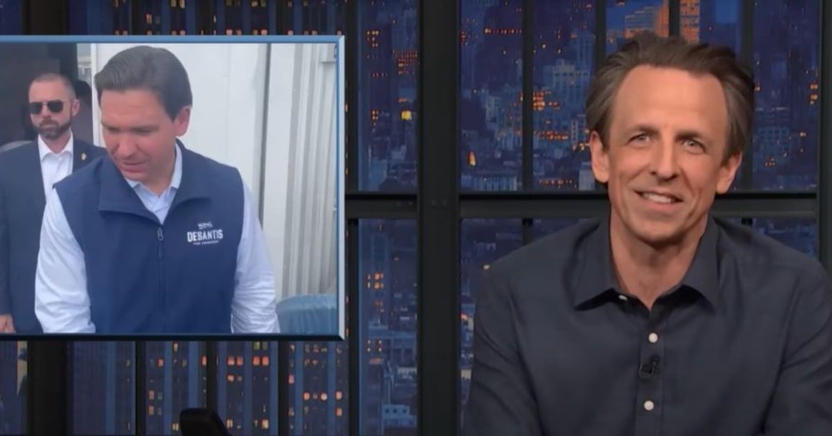 On 'Late Night with Seth Meyers', the host reveals how Ron DeSantis' campaign took a hilariously unexpected turn before the Iowa caucus
(Late Night with Seth Meyers/YouTube)
